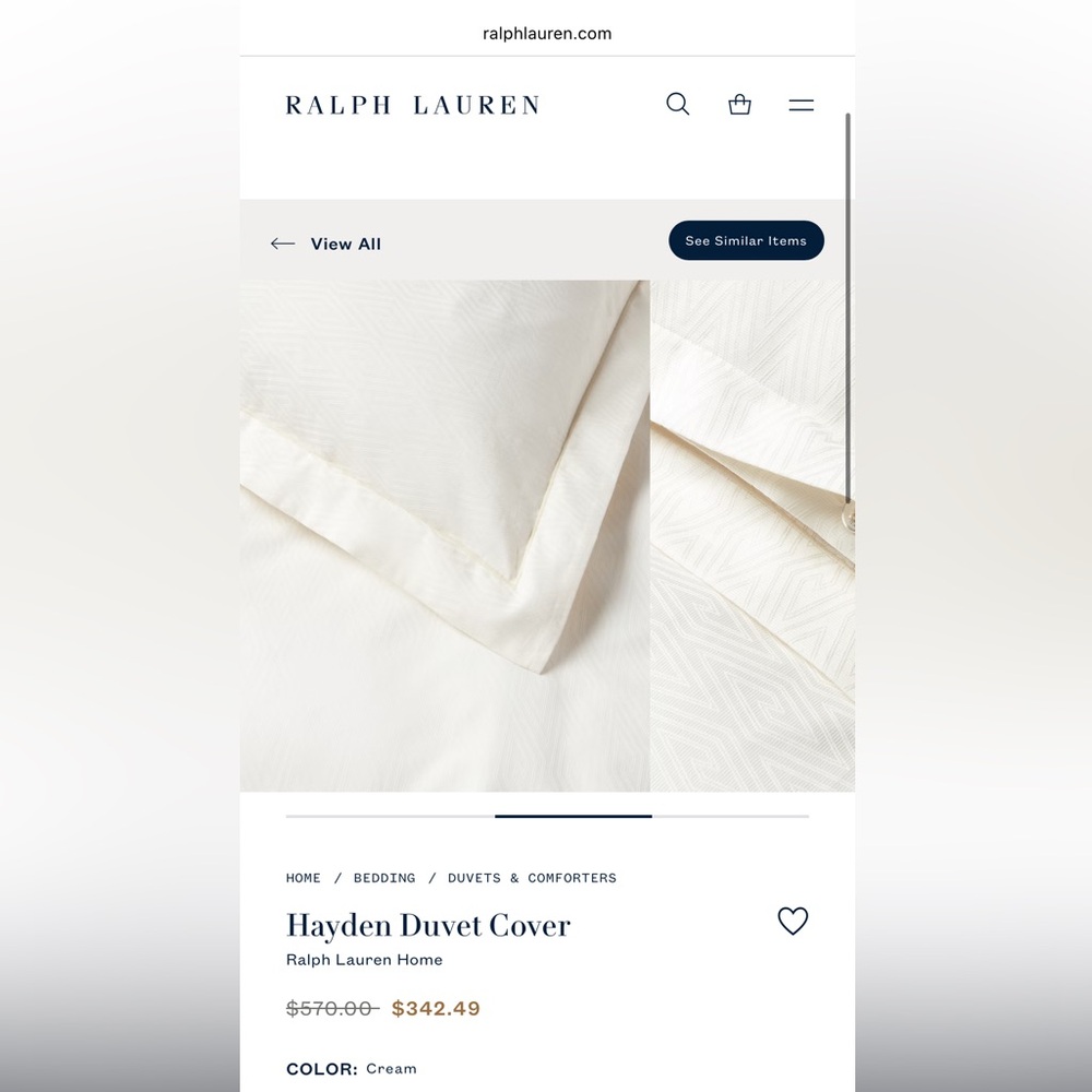 Ralph Lauren Duvet Cover - Picture 9 of 9